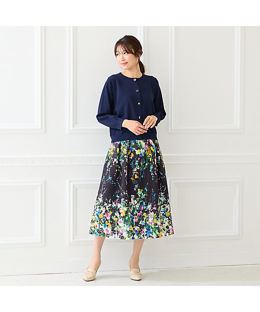 ファッションアイコンボタンニットカーディガン（51132601