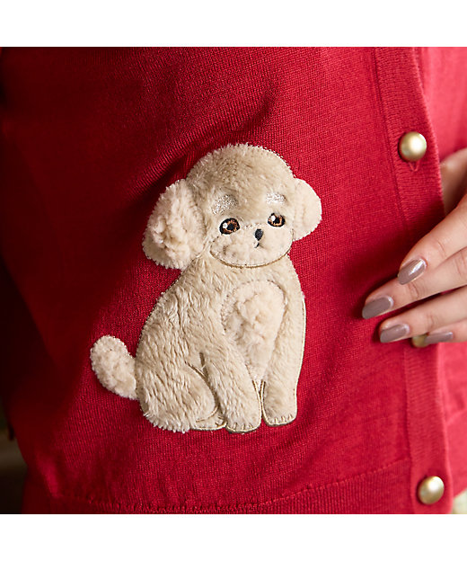 トイプードルニットカーディガン（82136401） | Rose Tiara