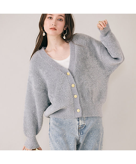 キラメキニットカーディガン（83136507） | Rose Tiara (Women