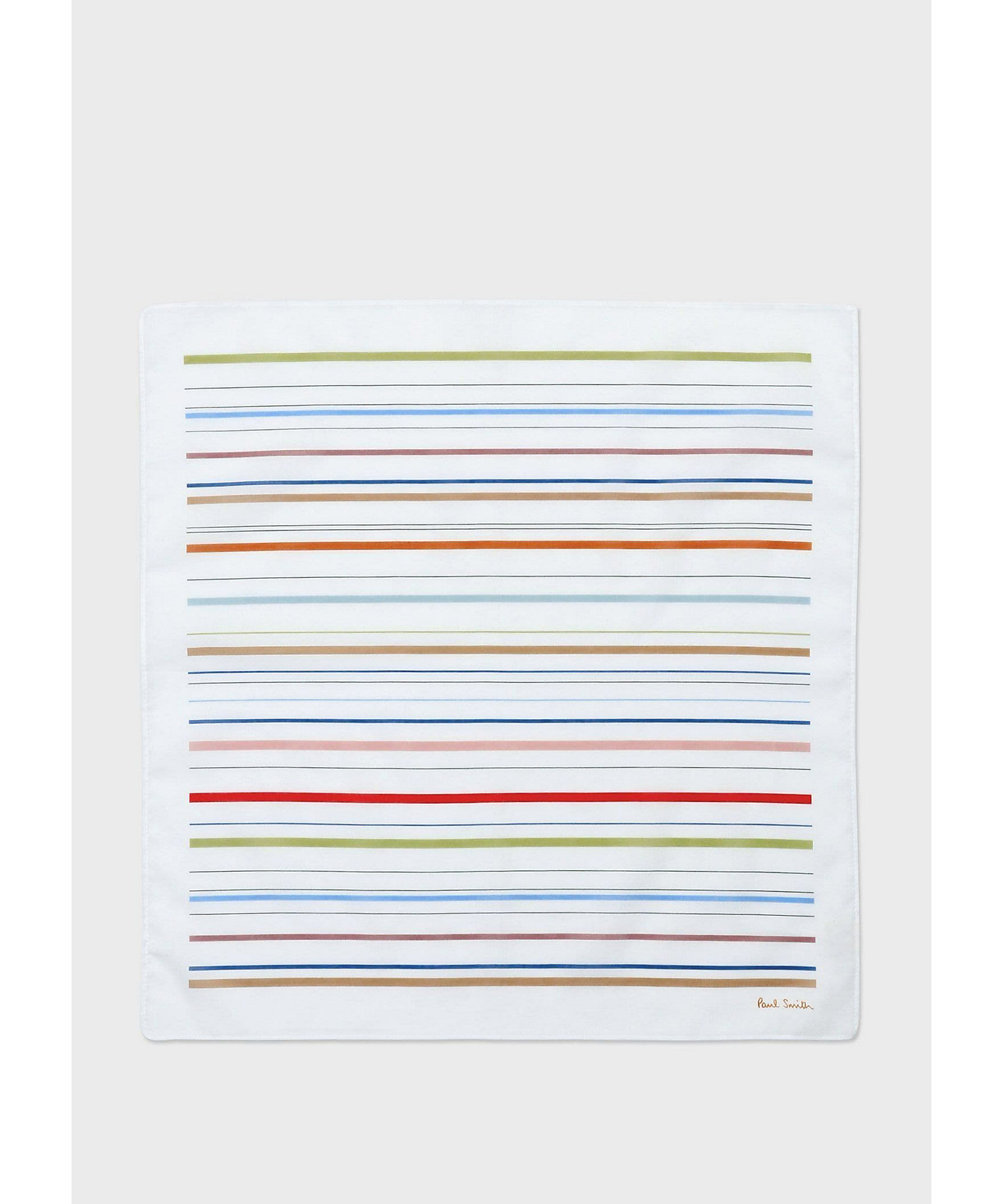 ランダムストライプ ハンカチ（150353HANK） | Paul Smith