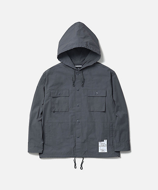 シャツ HOODED SHIRT LS 252AQNHーSHM03