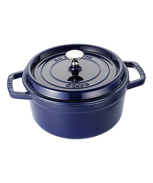 staub ピコココットラウンド10cm グランブルー、グレナディンレッド