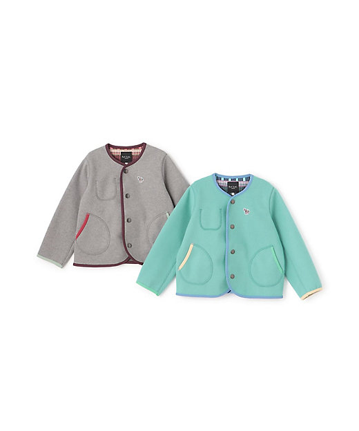 配色パイピングノーカラージャケット 4153209 | Paul Smith