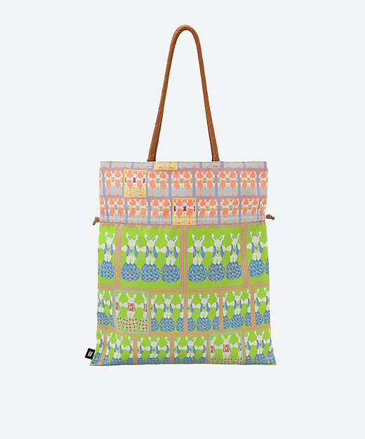 サテン巾着トートバッグ | YokkePokke (Women)/ヨッケポッケ | 三越