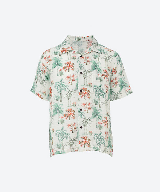 クレープガーゼメンズアロハシャツ | UCHINO/ウチノ | 三越伊勢丹