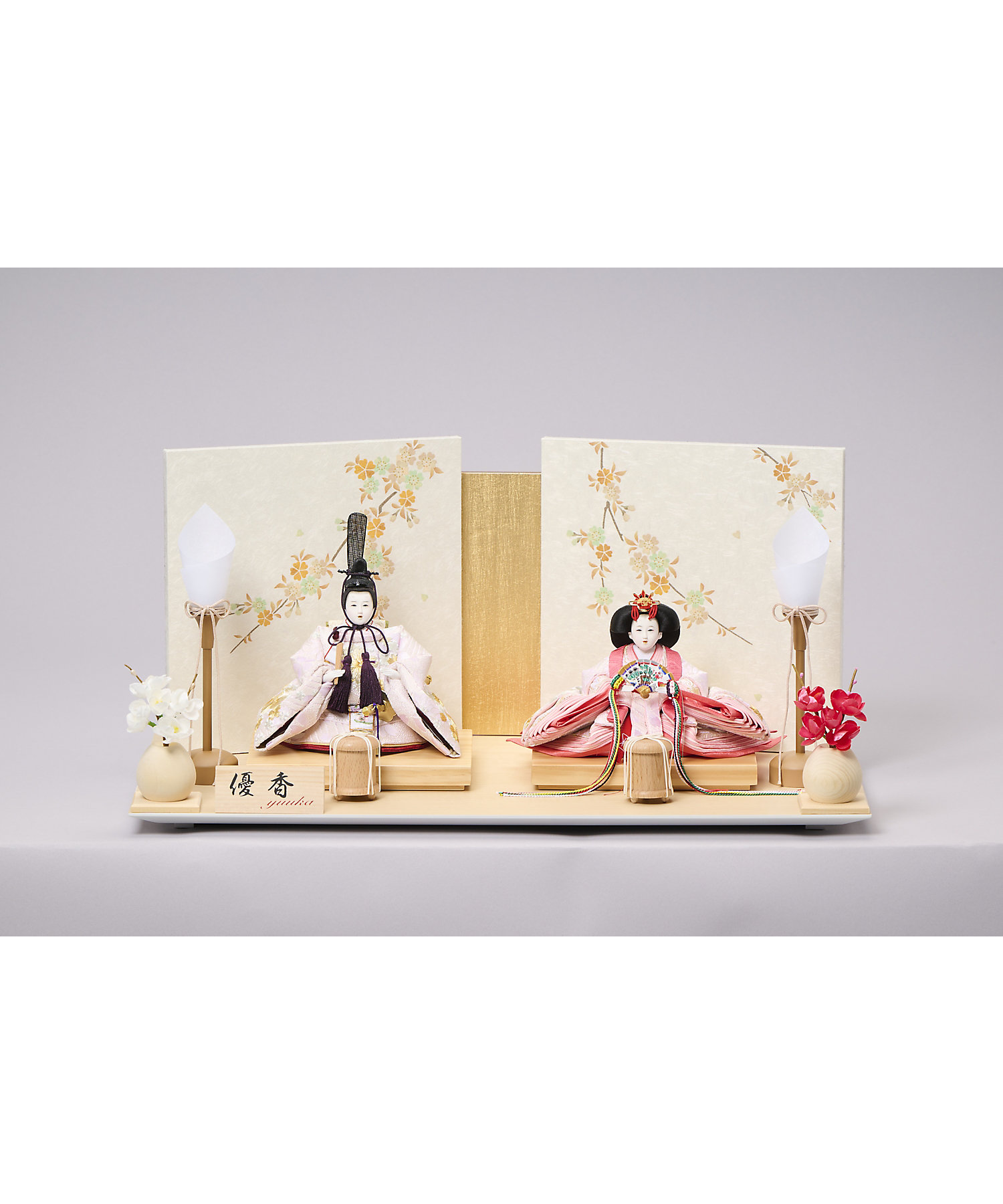 送料無料】【三越カタログNo．11】優香作 衣裳着親王飾りセット