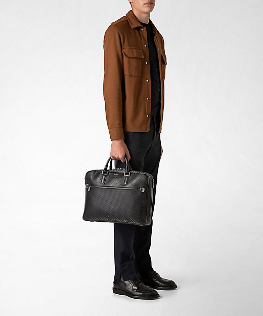 STEPAN製 スリムブリーフケース | SERAPIAN (Men)/セラピアン