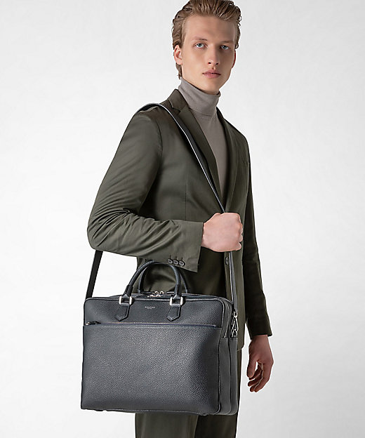 CACHEMIREレザー製 ラージブリーフケース | SERAPIAN (Men