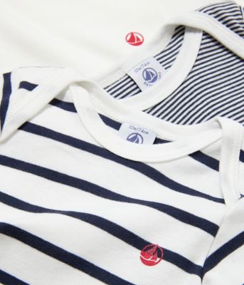 半袖ボディ3枚組 A01TC00 | PETIT BATEAU (Baby&Kids