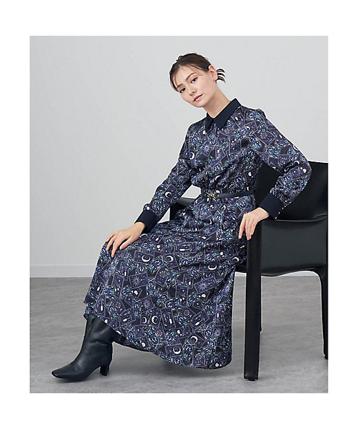 タロットプリントシャツ ワンピース | ANAYI/アナイ | 三越伊勢丹