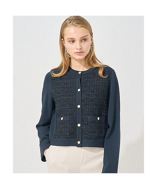 Eternal Line 2025】ミックスツイードコンビジャケット