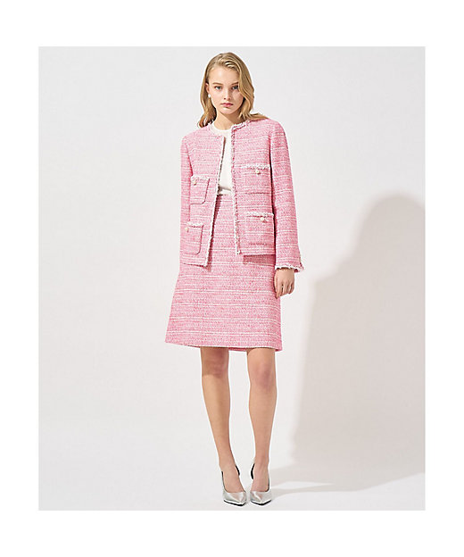 Eternal Line 2025】ミニドットツイードノーカラー