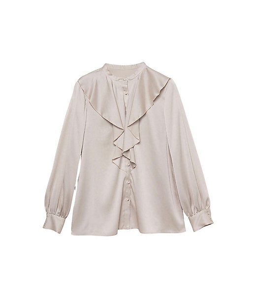 サテンアムンゼンフリルブラウス | ANAYI/アナイ | 三越伊勢丹