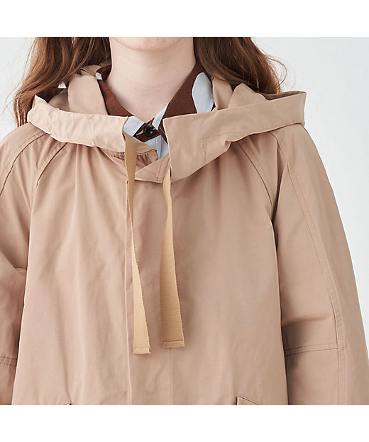 ポリエステルコットンメモリークロス モッズコート | maison