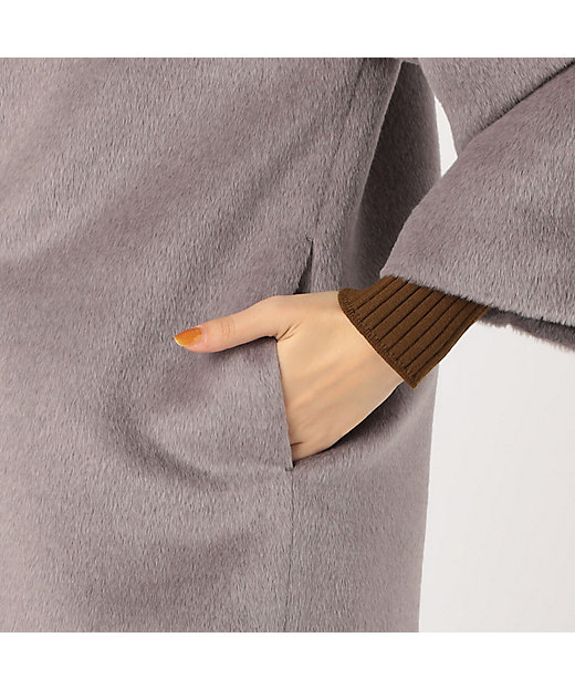 スーパーファインアルパカ ショートコート | maison TOMORROWLAND