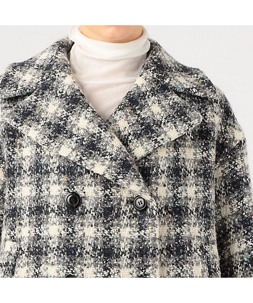 ブリエネップツイード ハーフコート | maison TOMORROWLAND/メゾン