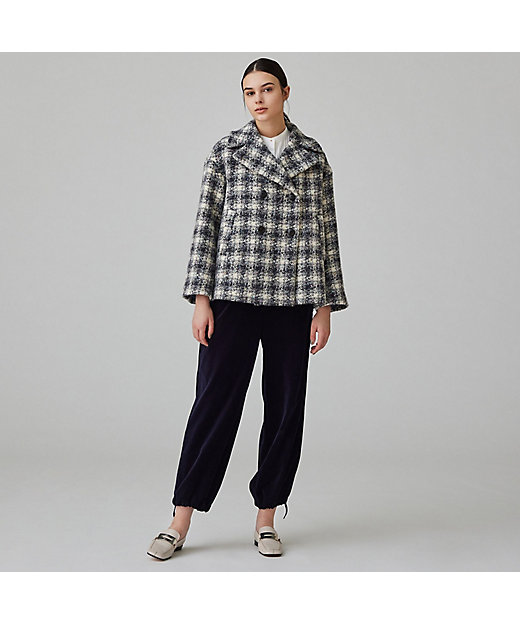 ブリエネップツイード ハーフコート | maison TOMORROWLAND/メゾン