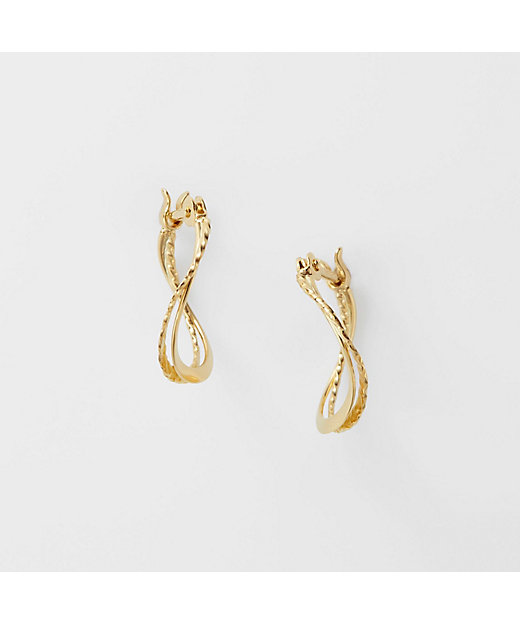 K18フープピアス | agete/アガット | 三越伊勢丹オンラインストア