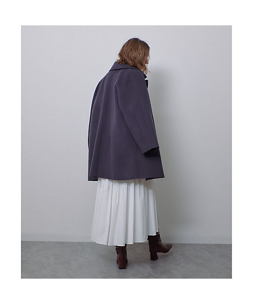 リバービッグカラーミドル丈コート | allureville (Women