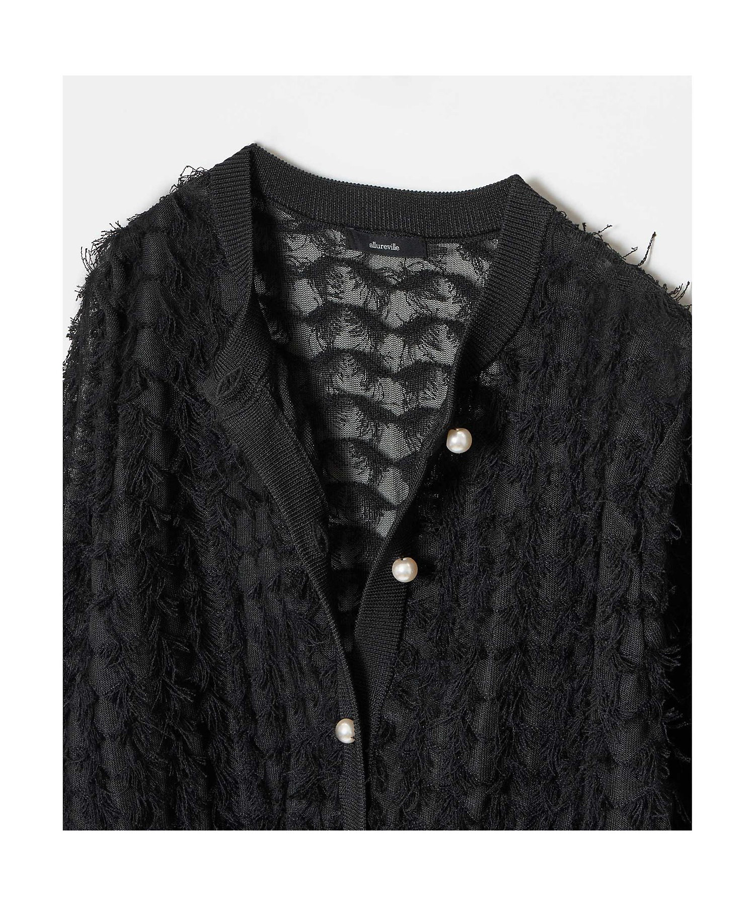 シアーカットジャガードカーディガン | allureville (Women
