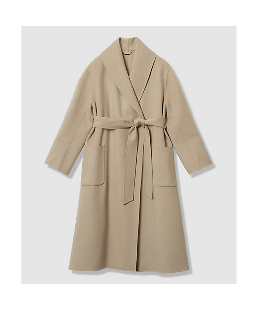 カシミヤ混リバーショールコート | allureville (Women)/アルアバイル