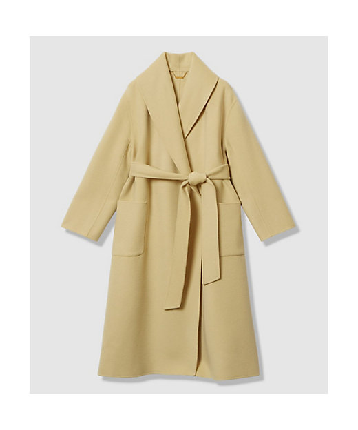 カシミヤ混リバーショールコート | allureville (Women)/アルアバイル