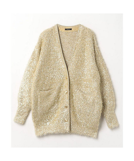 シャイニーフェザーカーディガン | allureville (Women)/アルアバイル