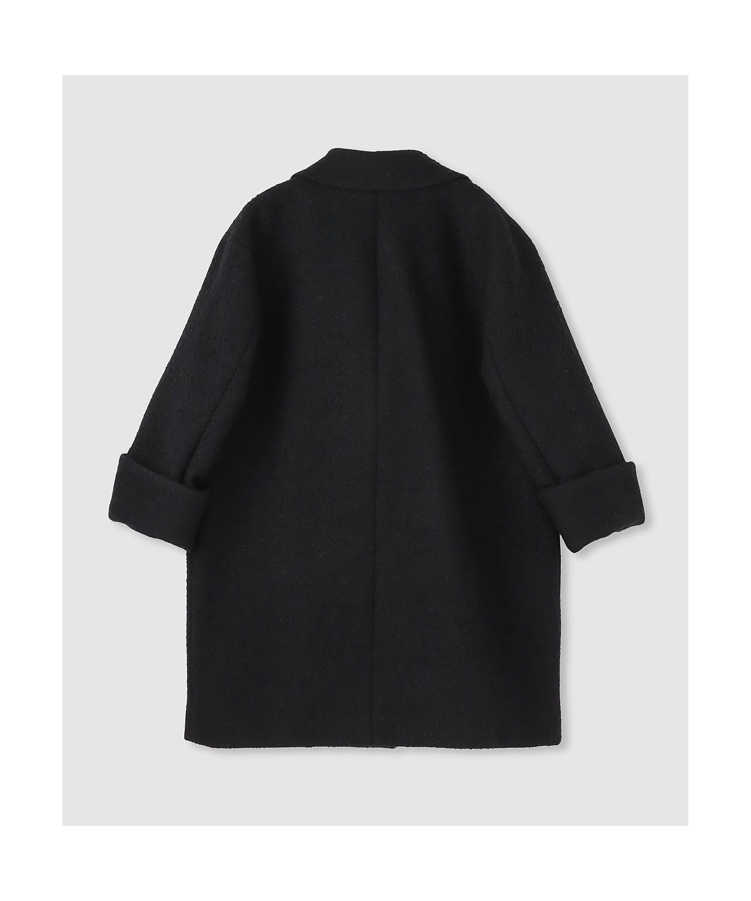 LOULOU WILLOUGHBY】ツイードダブルミドルコート