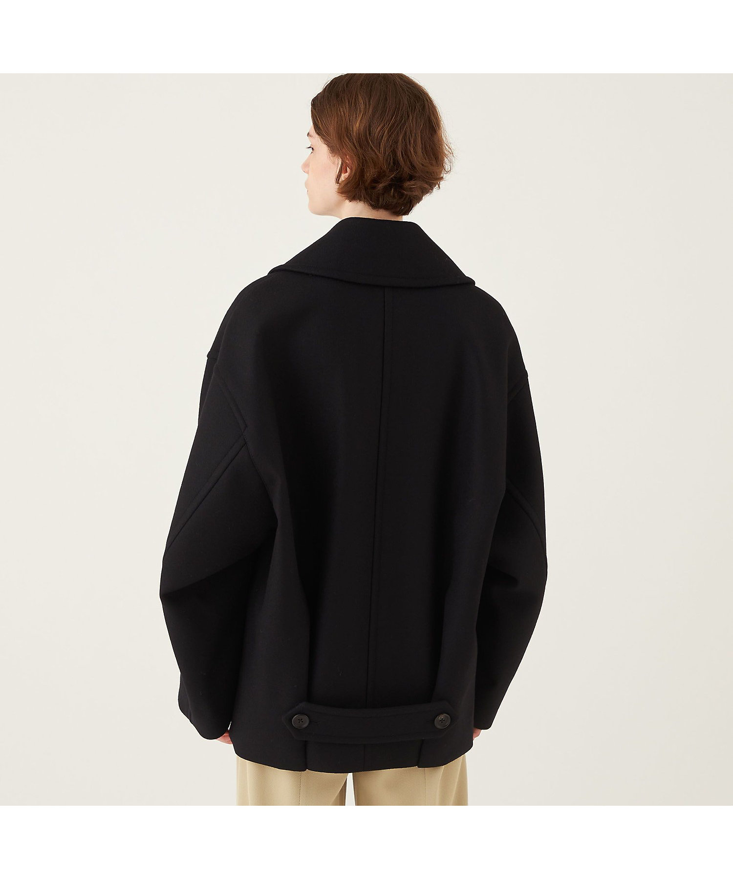 ウールメルトン ビックカラーコート | maison TOMORROWLAND/メゾン