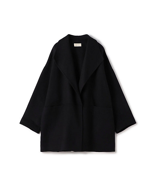 一部WEB限定】ダブルフェイスメルトンビーバー ショートコート