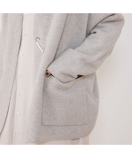 ウールダブルフェイスパイル ショールカラーショートコート | GALERIE