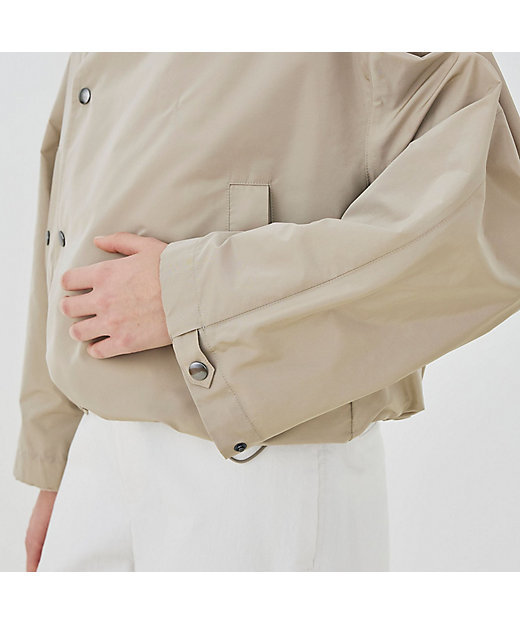 メモリータフタ ハイネックショートブルゾン | GALERIE VIE (Women