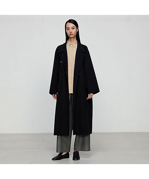 ウールダブルフェイス ロングトレンチコート | GALERIE VIE (Women