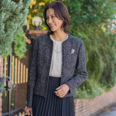 ストレッチツィードジャケット | LAUTREAMONT (Women)/ロートレアモン