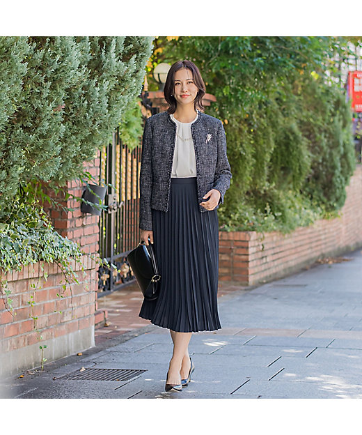 透けにくい】ストレッチシフォンブラウス≪洗濯機で洗える