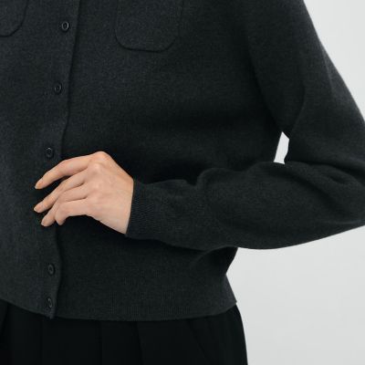 コットンカシミヤ クルーネックカーディガン | CABaN/キャバン | 三越