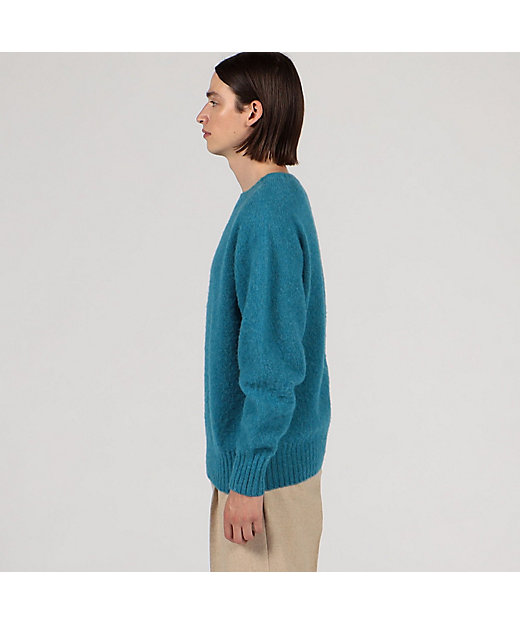 別注】Harley of Scotland ウール クルーネックプル