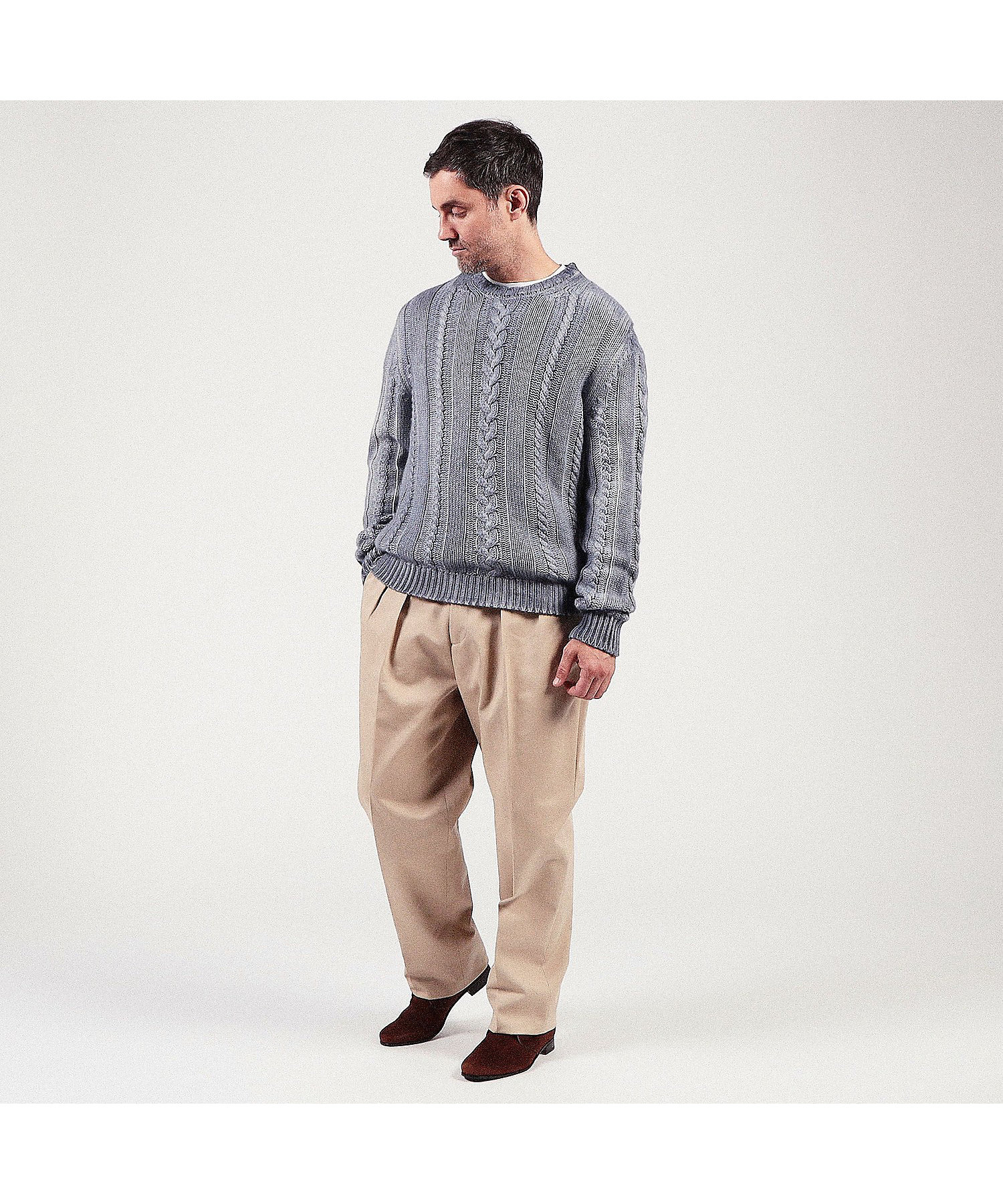 FEDELI カシミヤ クルーネックニット | TOMORROWLAND (Men