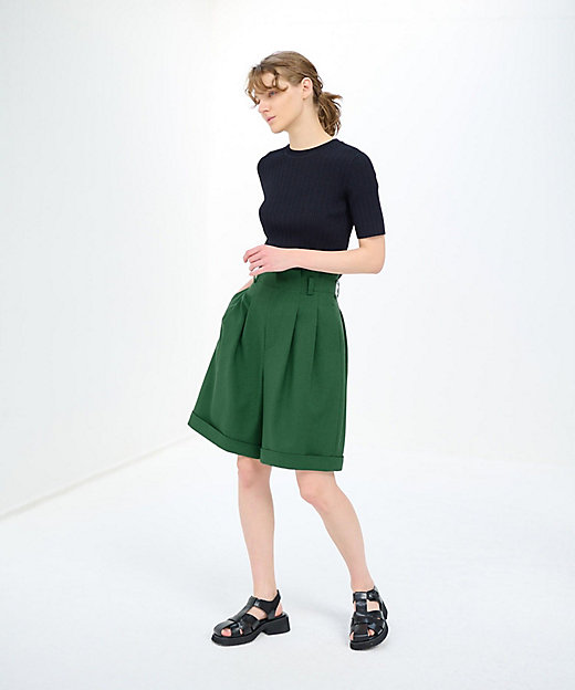 ロールアップキュロットパンツ | LANVIN en Bleu (Women)/ランバン