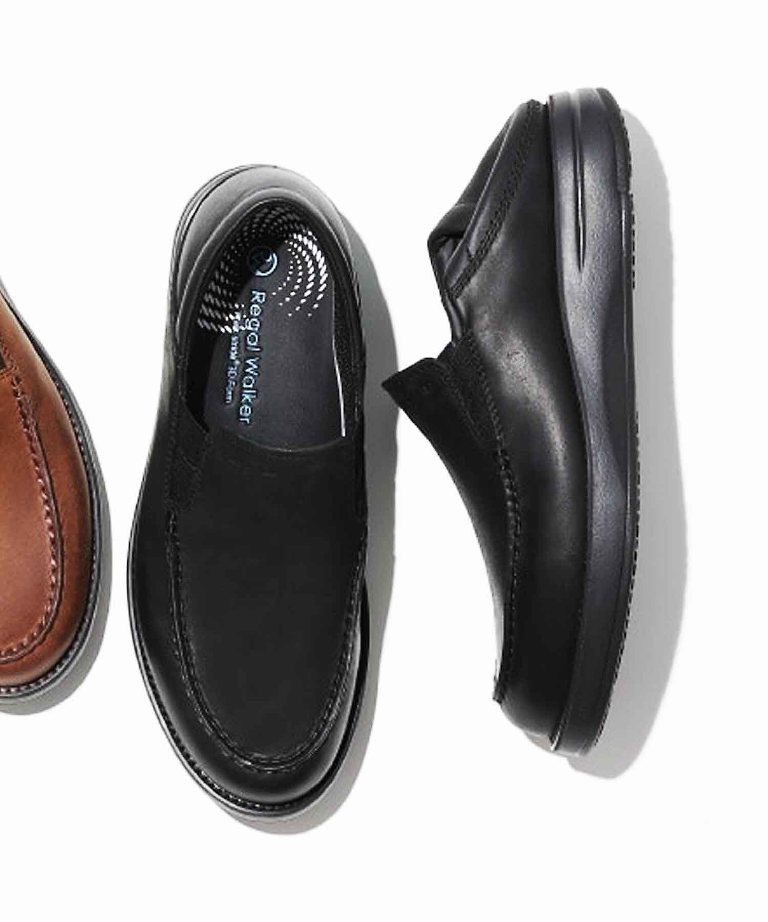 リーガルウォーカー 352W ヴァンプ ブラック カジュアルシューズ