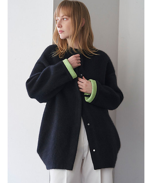 CN RACCOON MIX W CARDIGAN | ELENDEEK/エレン