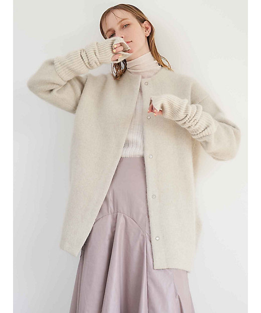 CN RACCOON MIX W CARDIGAN | ELENDEEK/エレン