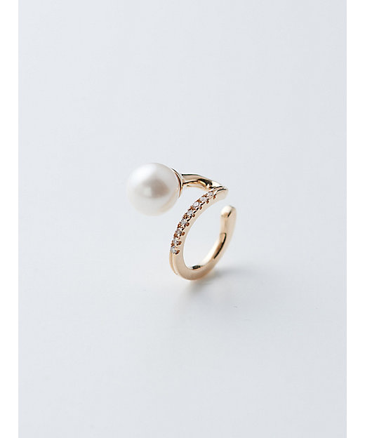 Drosera ダイヤモンド アコヤパール イヤーカフ DS55KPF