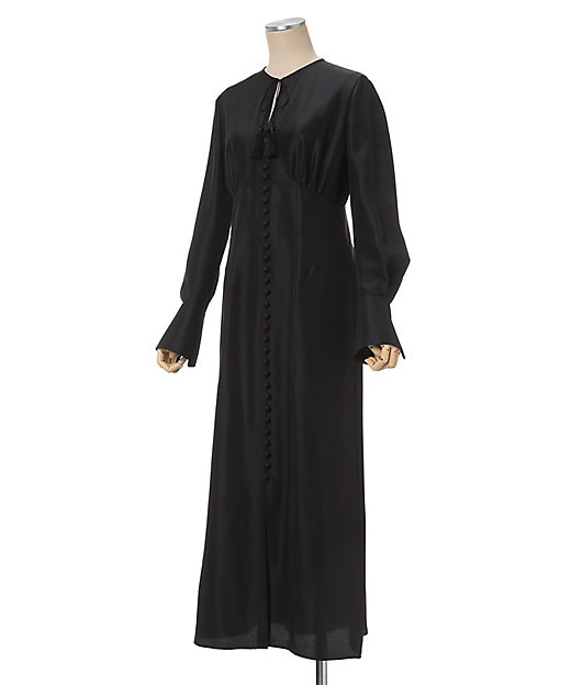 Basic Silk MultiーButtoned Dress