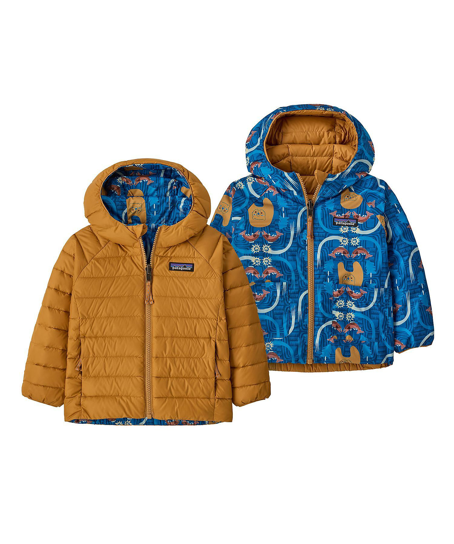 ベビー・リバーシブル・ダウン・セーター・フーディ 61372