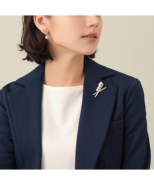 淡水パール ブローチ VBPV3585 UW | VENDOME BOUTIQUE