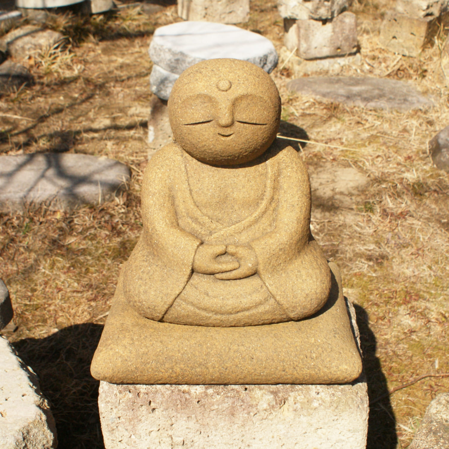 06．座禅地蔵 – 石神彫刻工房-公式ウェブストア