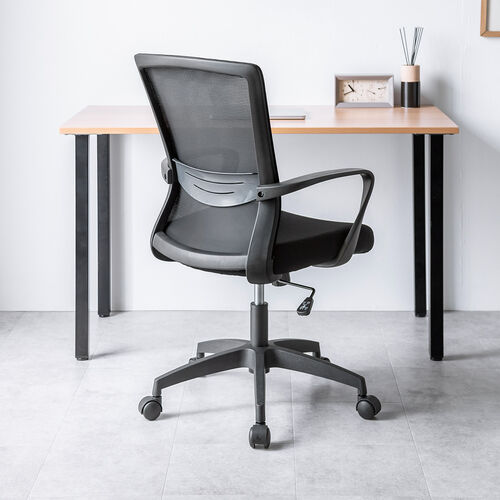 オフィスチェア メッシュチェア ロッキング ミドルバック アームレスト