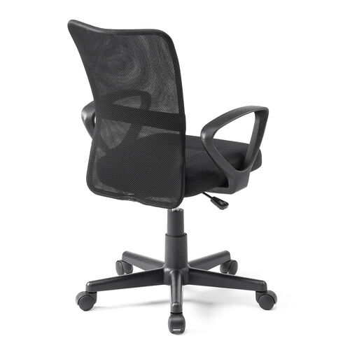 極厚クッション オフィスチェア アームレスト付き メッシュ背もたれ