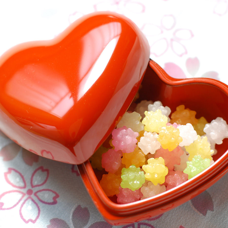 ハートBOX 洗朱 【まとめ買い割引】 漆塗り 小物入れ【製造中止】 漆器